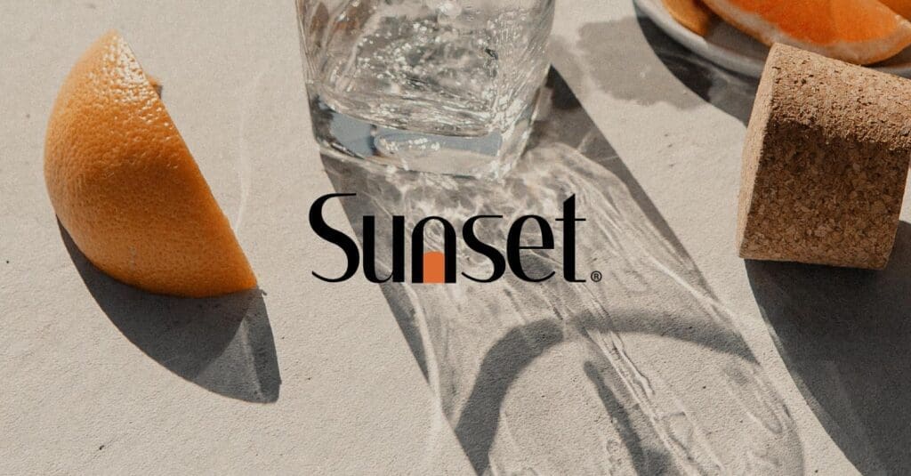 Creative brand agency unveils Sunset's brand, embodying the relaxed vibe and picturesque beauty of beachside dining.